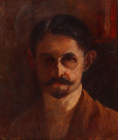 Djordje Mihajlovic - Autoportret - ulje